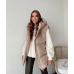 Жіноча жилетка з капюшоном осінна Бежевий, 42/46