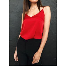 Базова майка жіноча атлас 4XL червоний