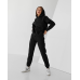 Жіночий спортивний теплий костюм оверсайз чорний, XL