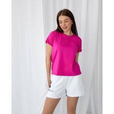 Базова футболка жіноча однотонна Малина, M