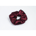 Гумка для волосся атласна Бордовий