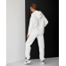 Жіночий спортивний теплий костюм оверсайз молочним, XXL Жіночий спортивний теплий костюм оверсайз молочним, XXL