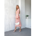 Довга літня сукня Рожевий, XS-S