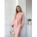 Довга літня сукня Рожевий, XL-2XL