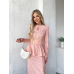 Довга літня сукня Рожевий, XL-2XL