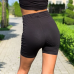 Велосипедки жіночі короткі матові Чорний, XXL