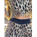 Костюм жіночі штани кльош і лонгслів сітка Леопард, 44/46
