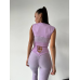 Жіночий фітнес костюм Ліловий, S