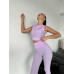 Жіночий фітнес костюм Ліловий, L