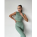 Жіночий фітнес костюм Фісташковий, XS