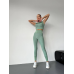 Жіночий фітнес костюм Фісташковий, S