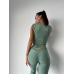 Жіночий фітнес костюм Фісташковий, S