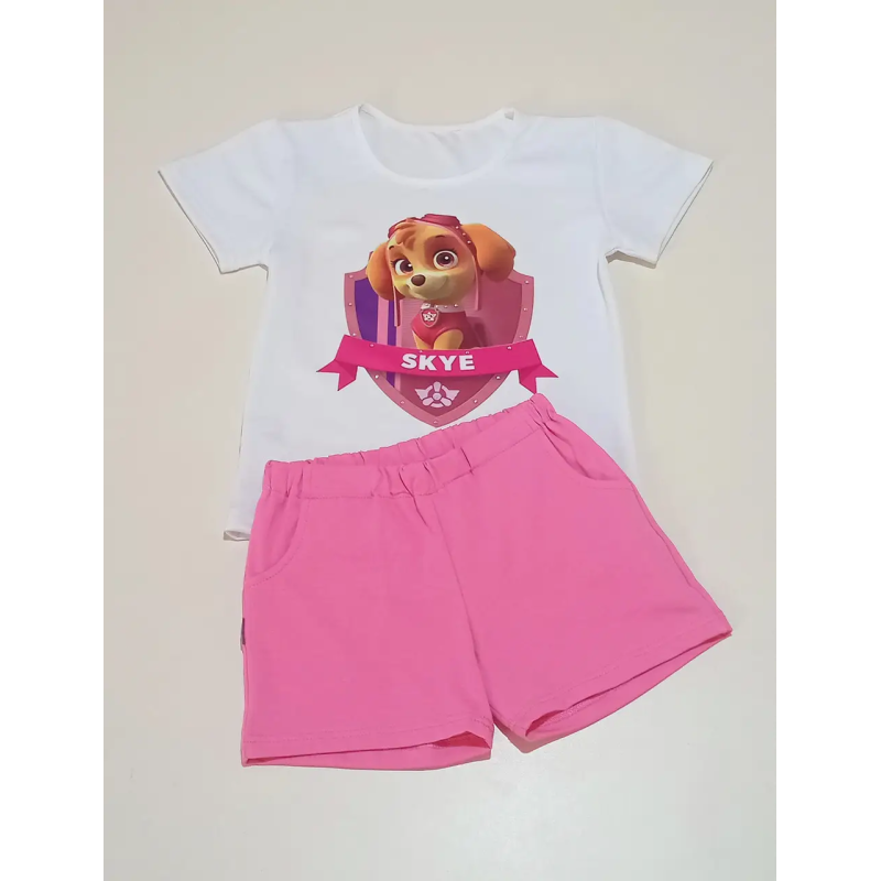 Футболка кроп -топ і шорти для дівчинки тік ток. 134-140