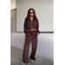 Велюровий костюм жіночий спортивний Шоколад, 48/52