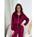 Велюровий костюм жіночий спортивний Бордо, 42/46