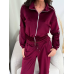 Велюровий костюм жіночий спортивний Бордо,  48/52