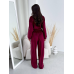 Велюровий костюм жіночий спортивний Бордо,  48/52