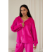 Костюм жіночий велюровий Малиновий, 42/46