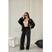 Костюм жіночий велюровий Чорний,48/52