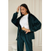 Костюм жіночий велюровий Темно-зелений, 42/46 Костюм жіночий велюровий Темно-зелений, 42/46