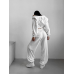 Спортивний костюм велюровий жіночий Білий, 42/46