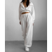 Спортивний костюм велюровий жіночий Білий, 42/46
