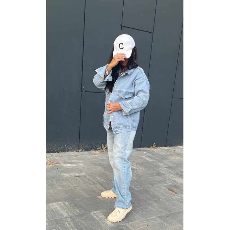 Класична джинсова куртка жіноча оверсайз, р.42-48 Класична джинсова куртка жіноча оверсайз, р.42-48