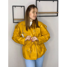 Жіноча куртка оверсайз, р. Жовтий, XL