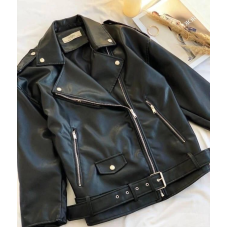 Куртка жіноча оверсайз, Чорний, M