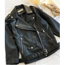 Жіноча куртка оверсайз, р. Чорний, XL