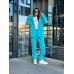 Жіночий спортивний костюм на флісі, Блакитний, 46/48 Жіночий спортивний костюм на флісі, Блакитний, 46/48