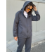 Жіночий спортивний костюм на флісі, Графітовий, 42/44 Жіночий спортивний костюм на флісі, Графітовий, 42/44