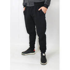 Спортивні штани  чоловічі на манжетах Чорний,48