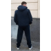 Чоловічий теплий костюм на флісі з хутром  Синій 48/50