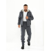 Спортивний костюм на хутрі чоловічий Сірий, 56/58