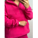 Теплий жіночий костюм TEDDY Малиновий, XS-S