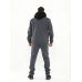 Чоловічий теплий костюм на флісі з хутром Сірий 48/50