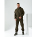 Чоловічий спортивний теплий костюм на флісі Хакі, 50/52