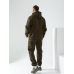 Чоловічий спортивний теплий костюм на флісі Хакі, 54/56