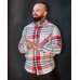 Тепла Сорочка Мадрид біло-червоний L Тепла Сорочка Мадрид біло-червоний L