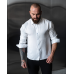 Сорочка жатка класик комір білий M