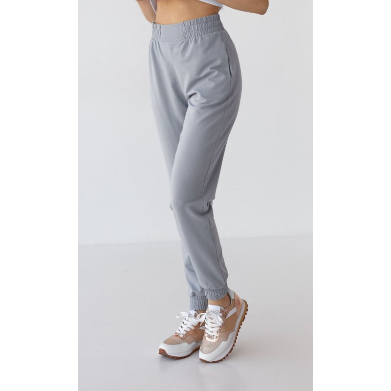 Спортивні штани жіночі джогери S, сірий