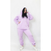 Жіночий спортивний костюм на флісі Бузковий, XS/S
