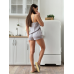 Піжама жіноча шовкова майка з шортами Піжама жіноча шовкова майка з шортами