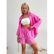 Льняной костюм жіночій, Барбі, 42/46