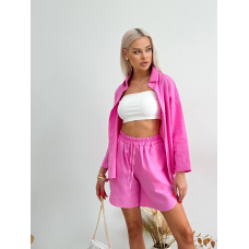 Костюм жіночий літній, льон Барбі, 48/52