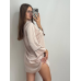 Жіноча нічна сорочка подовжена шовкова. S, Світлий беж Жіноча нічна сорочка подовжена шовкова. S, Світлий беж