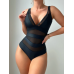 Купальник жіночий суцільний Чорний, S