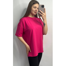 Футболка жіноча оверсайз Малина, 3XL/4XL