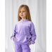 Дитячий велюровий костюм “Кенгару“, зріст 134-140, Лаванда